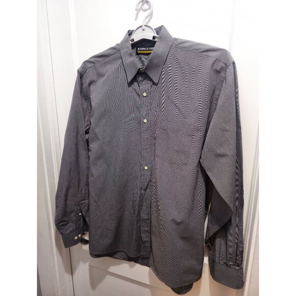Joseph & Feiss International Men's Dress Shirt Size M Gray - Picture 2 of 15